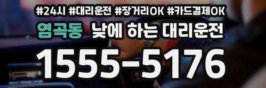 염곡동 낮에 하는 대리운전