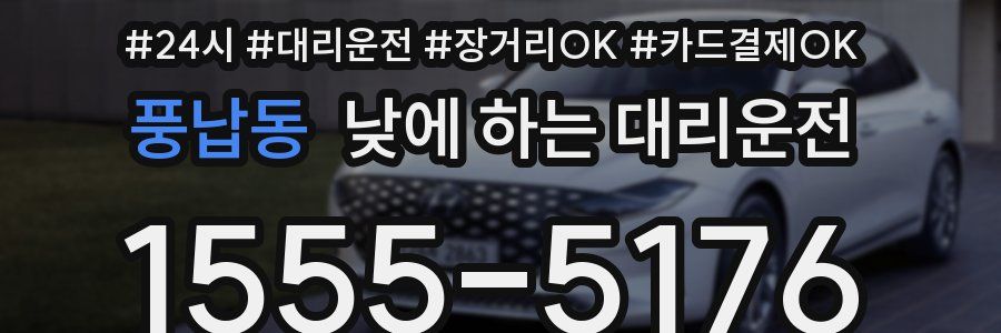 풍납동 낮에 하는 대리운전