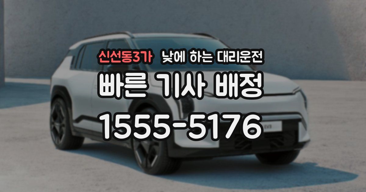 신선동3가 낮에 하는 대리운전