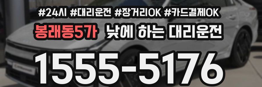 봉래동5가 낮에 하는 대리운전