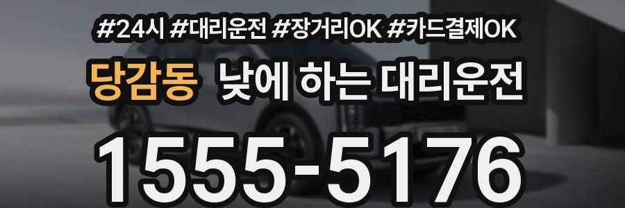 당감동 낮에 하는 대리운전