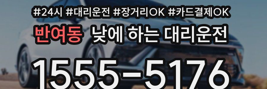반여동 낮에 하는 대리운전