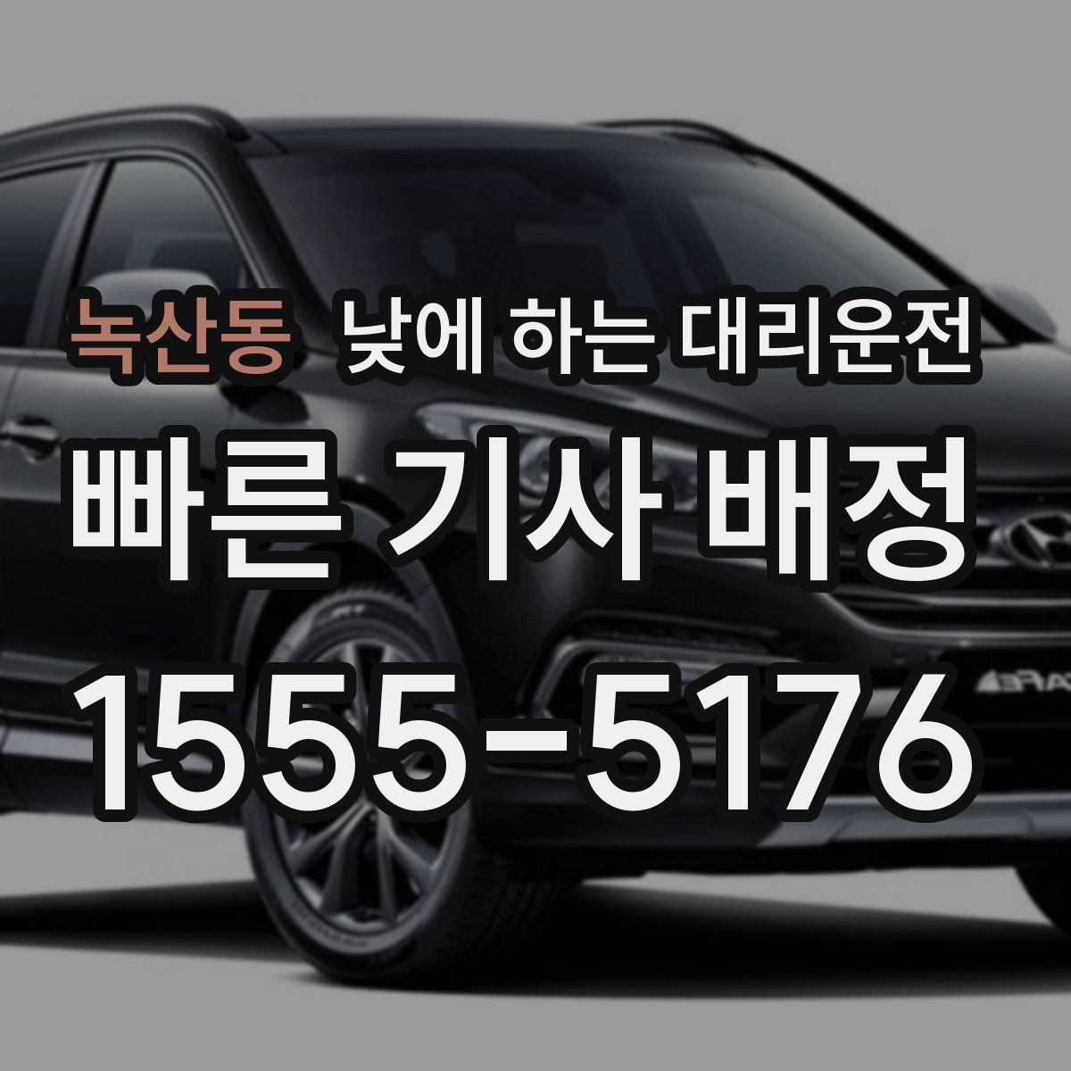녹산동 낮에 하는 대리운전