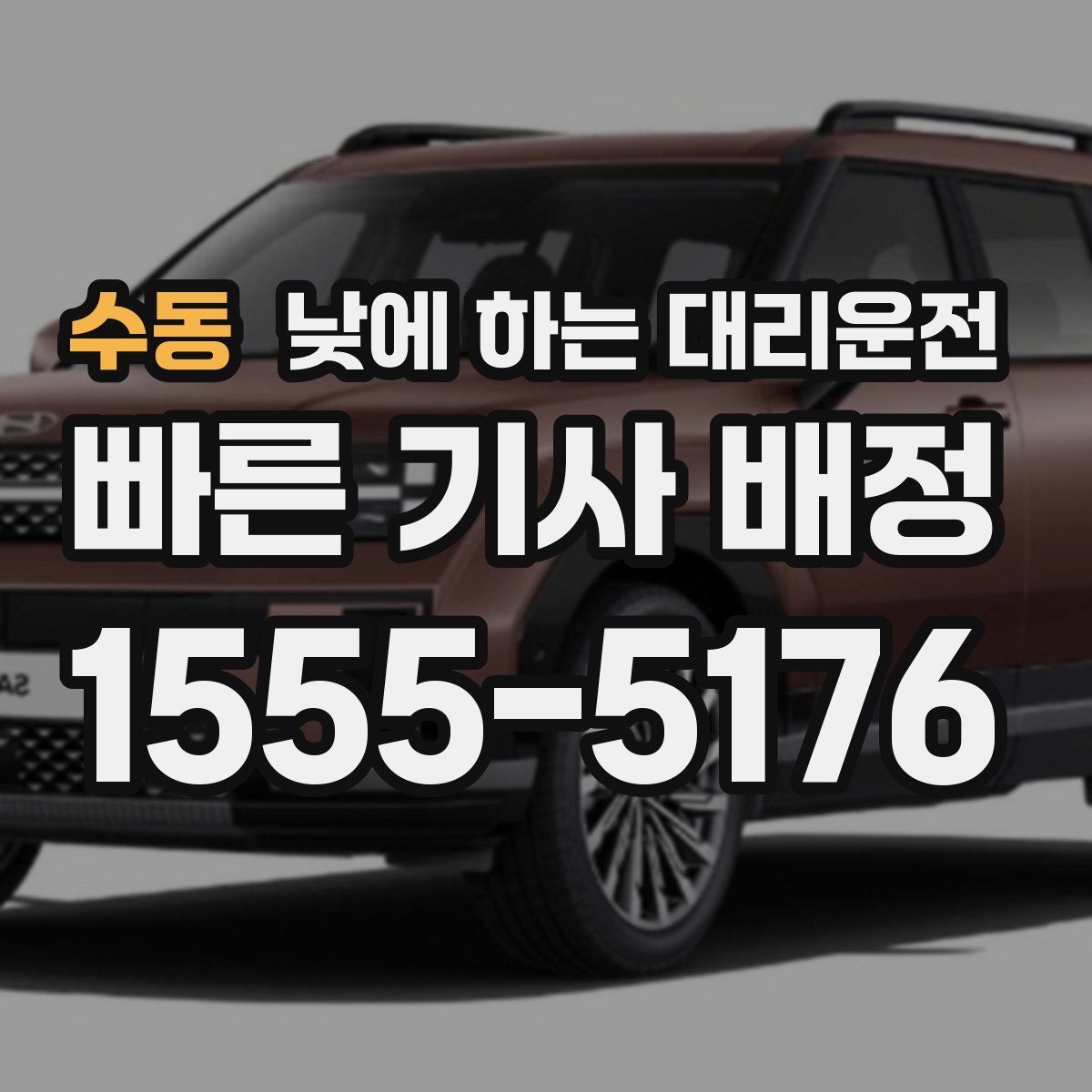 수동 낮에 하는 대리운전
