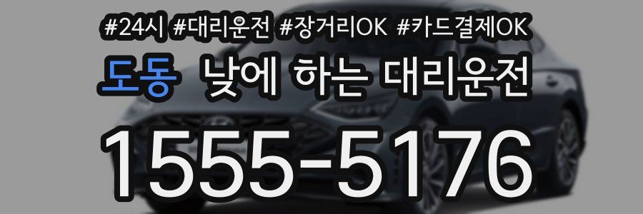 도동 낮에 하는 대리운전