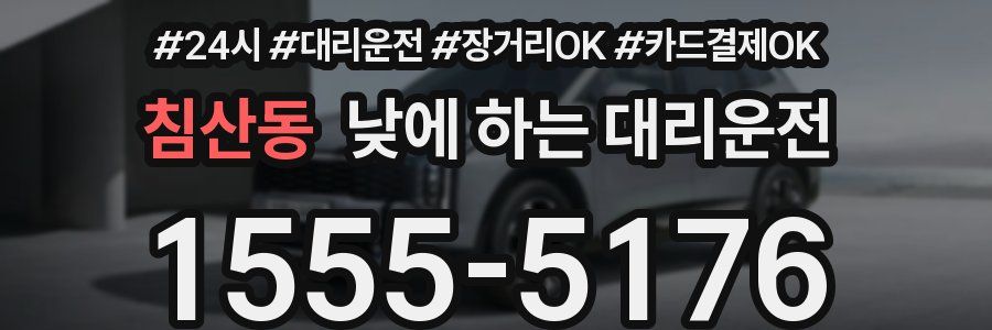 침산동 낮에 하는 대리운전