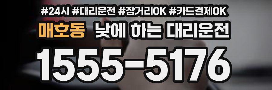 매호동 낮에 하는 대리운전