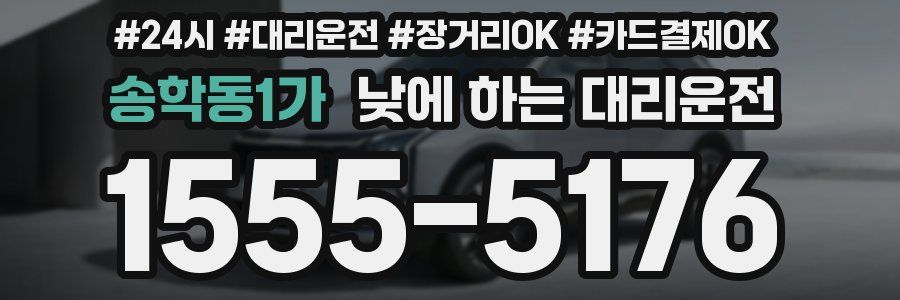 송학동1가 낮에 하는 대리운전