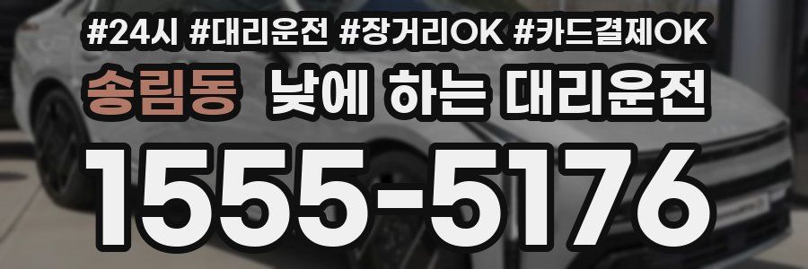 송림동 낮에 하는 대리운전