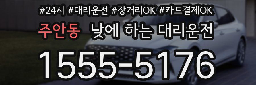 주안동 낮에 하는 대리운전