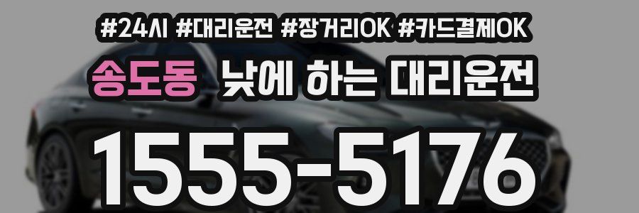 송도동 낮에 하는 대리운전