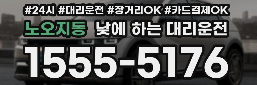 노오지동 낮에 하는 대리운전