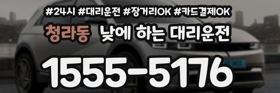 청라동 낮에 하는 대리운전