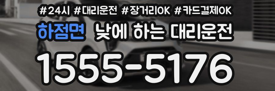 하점면 낮에 하는 대리운전