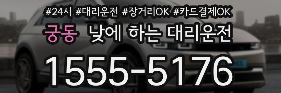 궁동 낮에 하는 대리운전