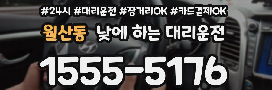 월산동 낮에 하는 대리운전