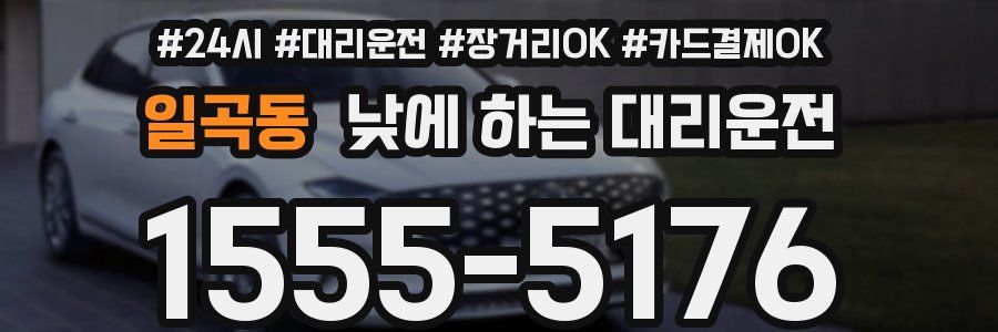 일곡동 낮에 하는 대리운전