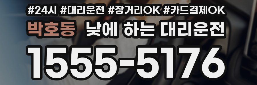 박호동 낮에 하는 대리운전