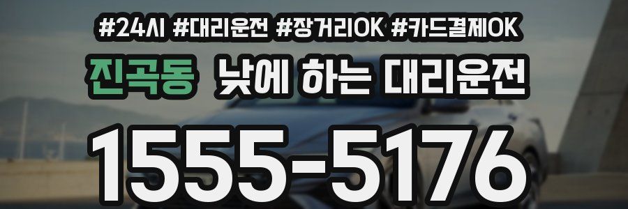 진곡동 낮에 하는 대리운전