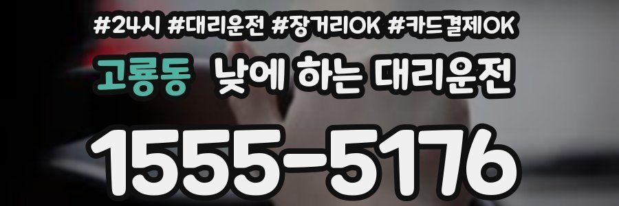 고룡동 낮에 하는 대리운전