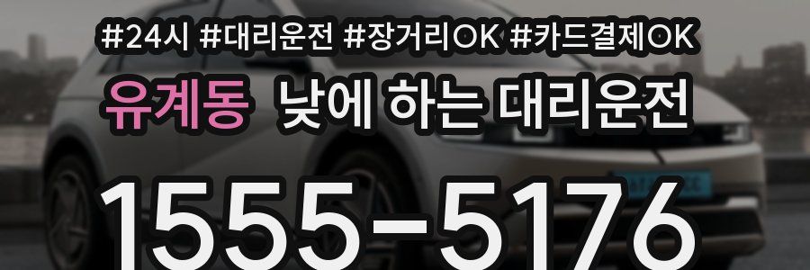 유계동 낮에 하는 대리운전