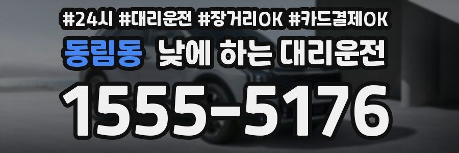 동림동 낮에 하는 대리운전