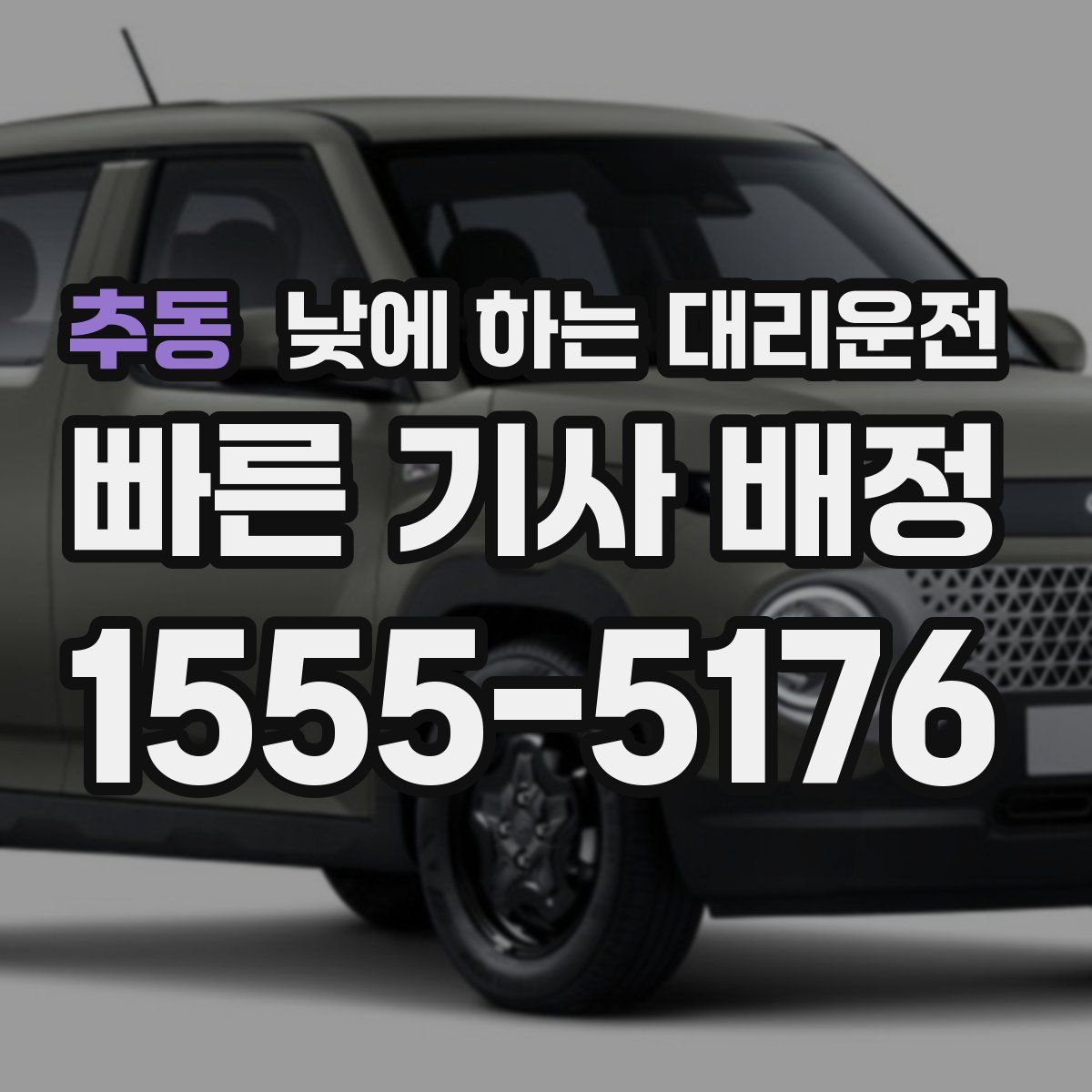 추동 낮에 하는 대리운전