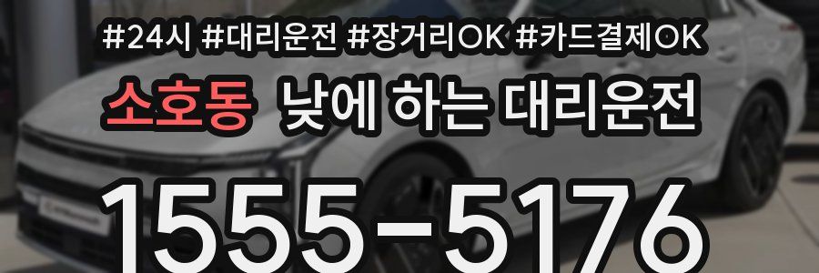 소호동 낮에 하는 대리운전