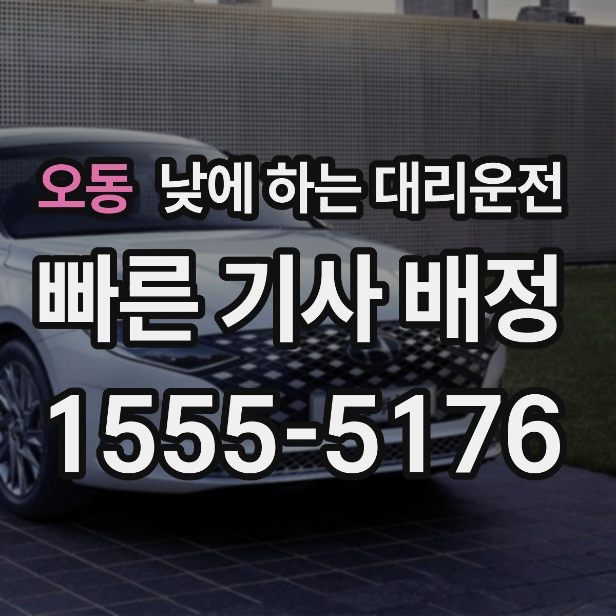 오동 낮에 하는 대리운전