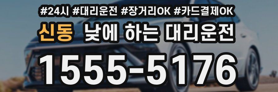 신동 낮에 하는 대리운전
