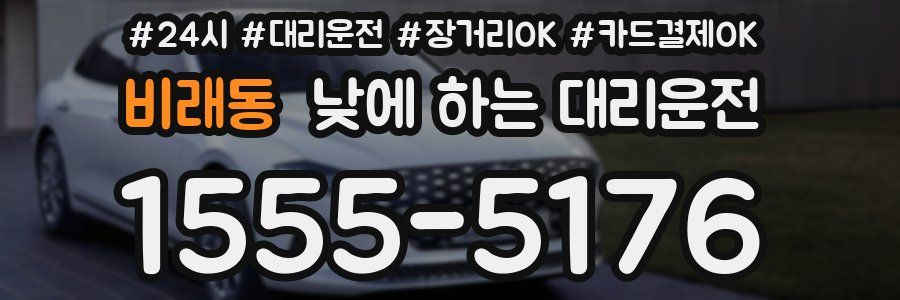 비래동 낮에 하는 대리운전