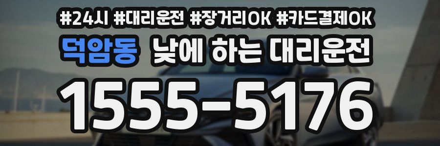 덕암동 낮에 하는 대리운전