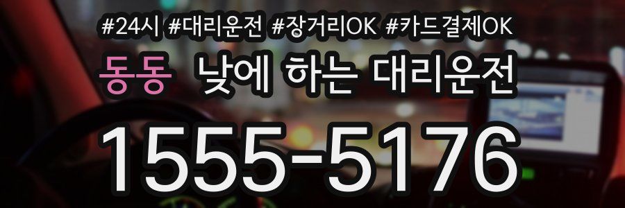 동동 낮에 하는 대리운전