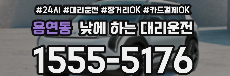 용연동 낮에 하는 대리운전