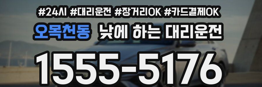 오목천동 낮에 하는 대리운전