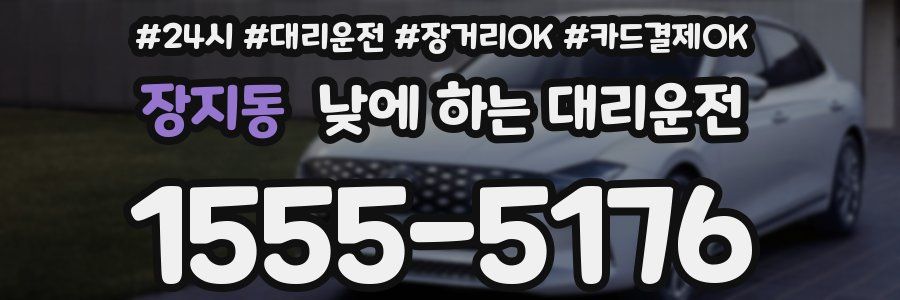 장지동 낮에 하는 대리운전