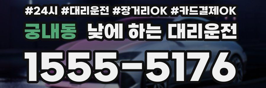 궁내동 낮에 하는 대리운전