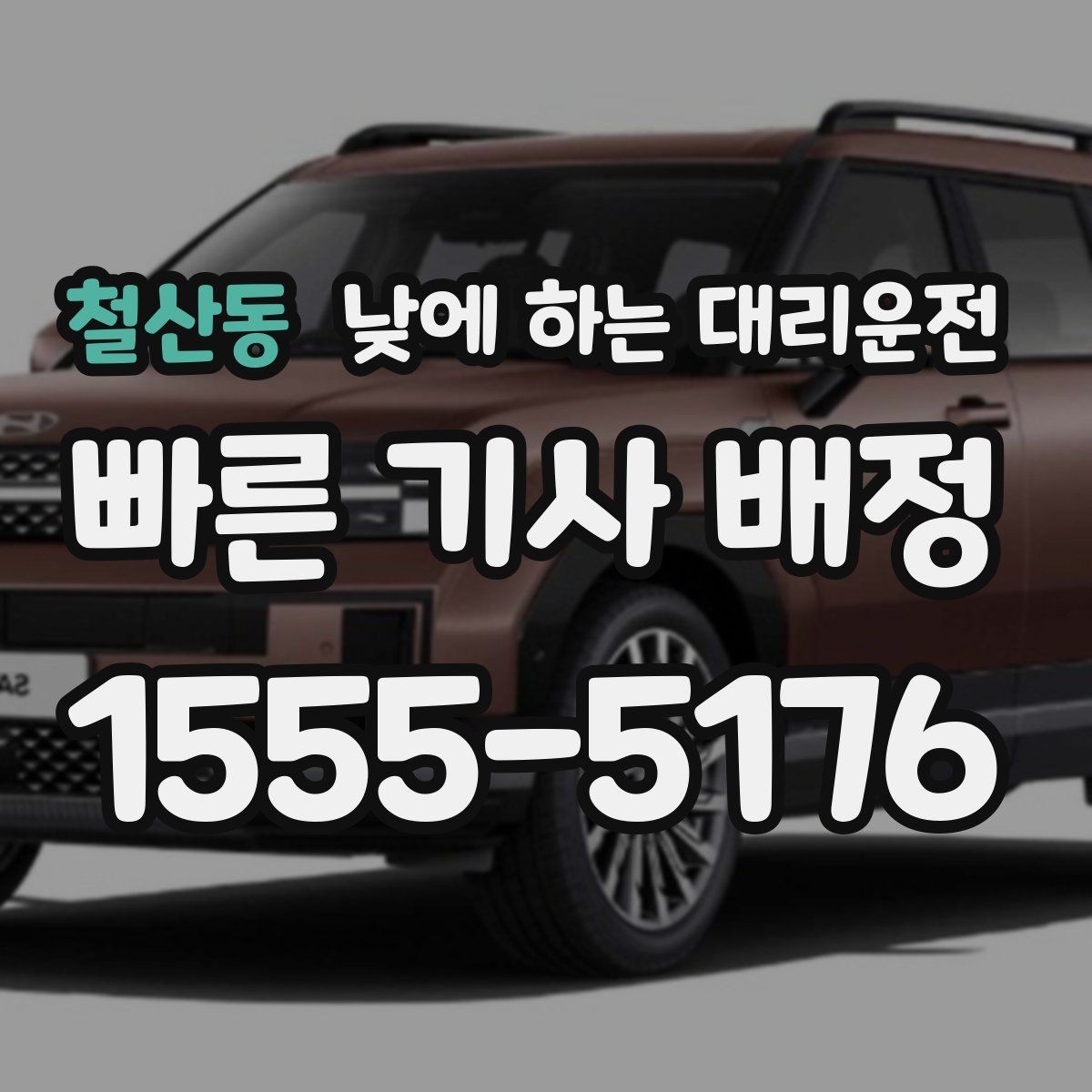 철산동 낮에 하는 대리운전 같은 기사님으로 왕복 가능한지 궁금할 때