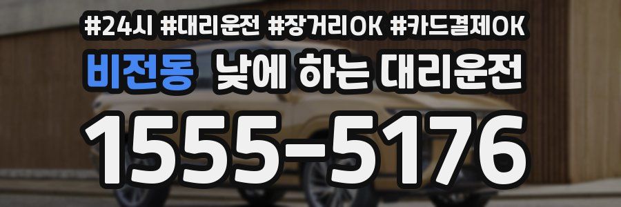 비전동 낮에 하는 대리운전