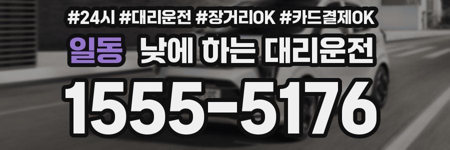 일동 낮에 하는 대리운전