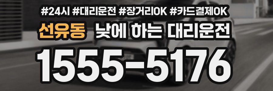 선유동 낮에 하는 대리운전