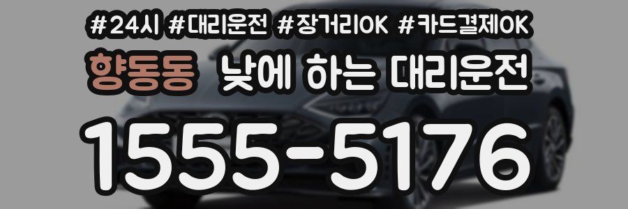 향동동 낮에 하는 대리운전
