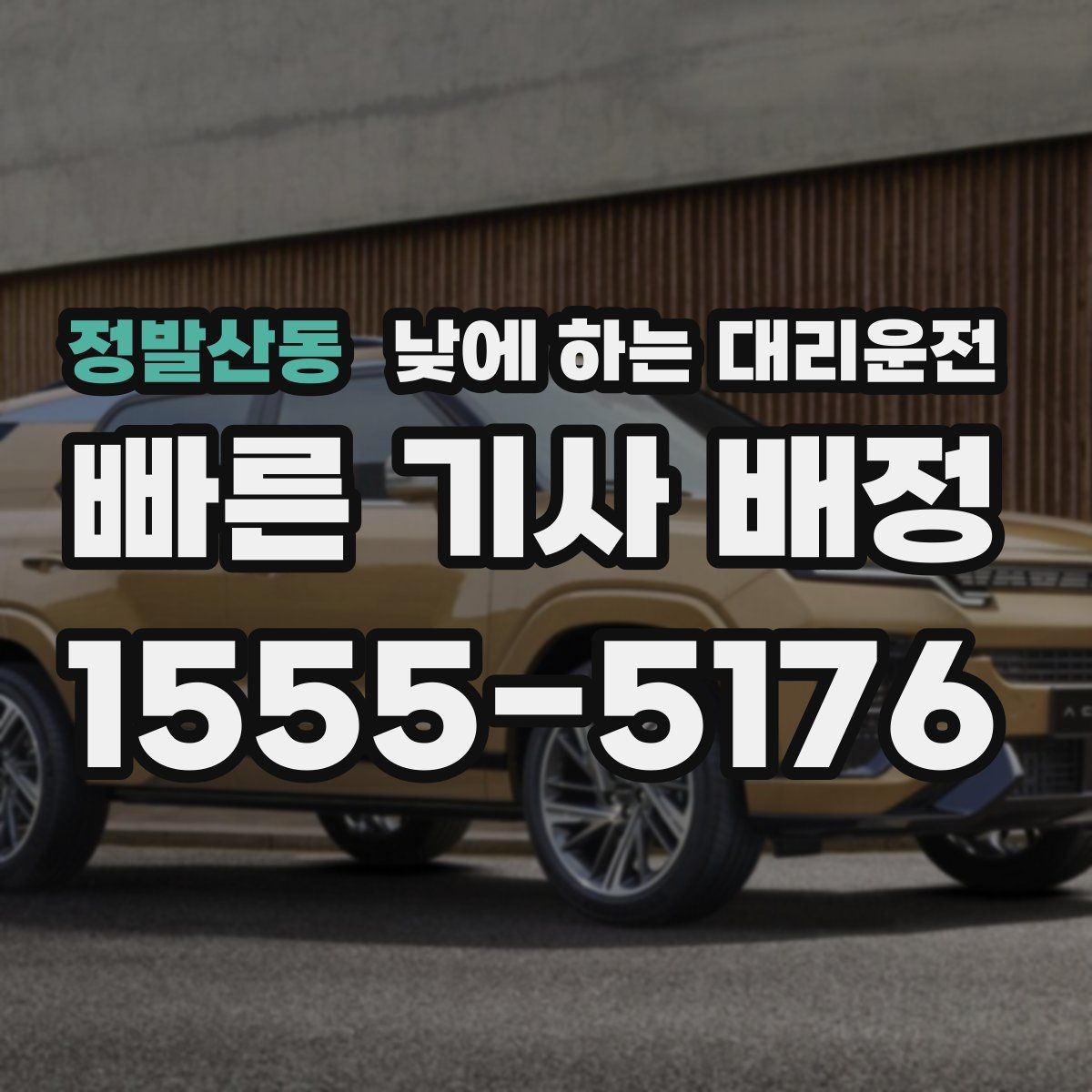 정발산동 낮에 하는 대리운전 상가 앞 도로변 픽업 안내 요령