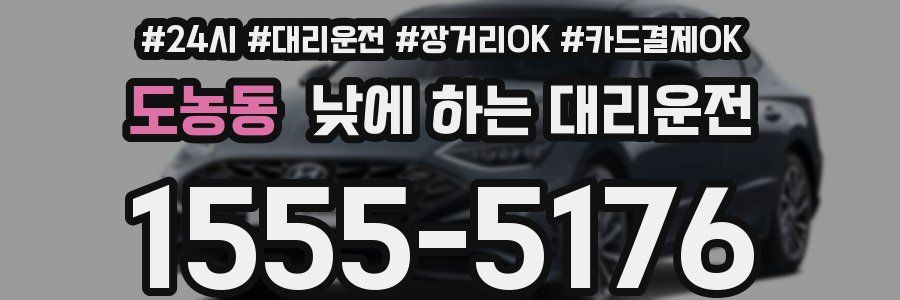 도농동 낮에 하는 대리운전