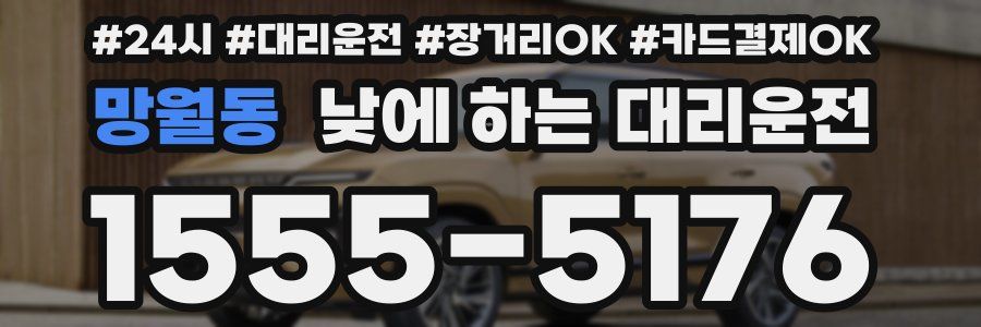 망월동 낮에 하는 대리운전