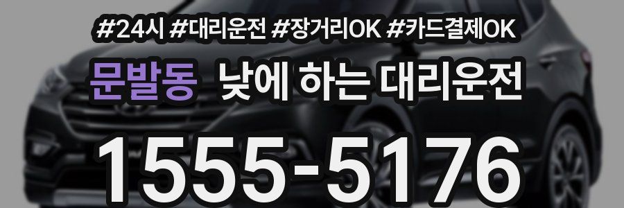 문발동 낮에 하는 대리운전