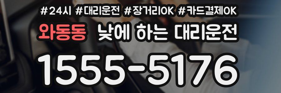 와동동 낮에 하는 대리운전