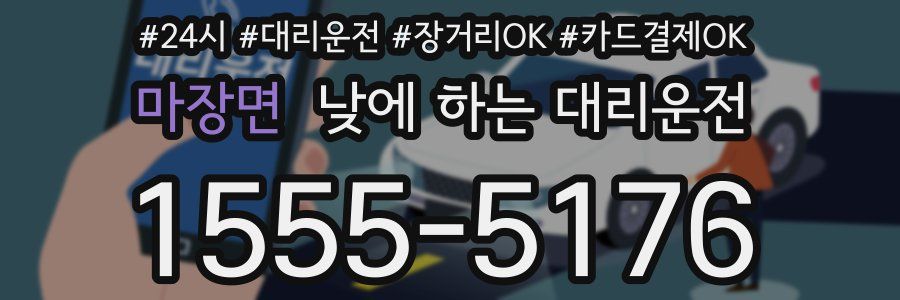 마장면 낮에 하는 대리운전
