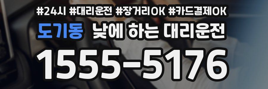 도기동 낮에 하는 대리운전
