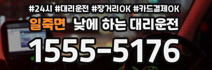 일죽면 낮에 하는 대리운전